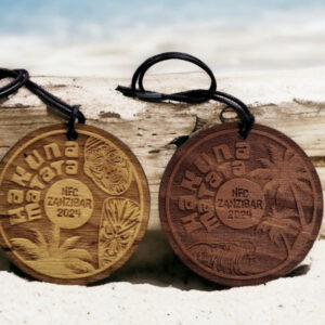 NAUJOVĖ Graviruoti mediniai automobilio kvapukai