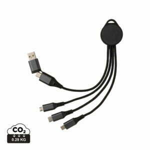 Terra RCS recycled aluminum 6-in-1 charging cable