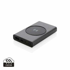Terra RCS recycled aluminum 5000 mAh powerbank 5W wireless